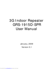 GST GRS-1915D-SPR User Manual