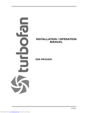 turbofan E85 Prover Installation & Operation Manual