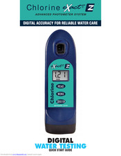SenSafe Chlorine eXact EZ Quick Start Manual
