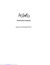 Astivita ASTEC60CERTOP Instruction Manual