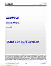 Sonix SN8PC20 User Manual