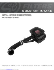 S&B Filters 75-5089D Installation Instructions Manual