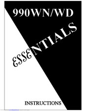 Esse 990WN Instructions Manual