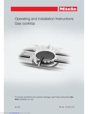 Miele KM 2032 Operating And Installation Instructions