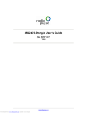 Radio Pulse MG2475 User Manual