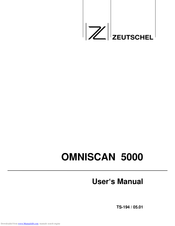 Zeutschel OMNISCAN 5000 User Manual