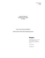 Megger PFL40A Instruction Manual