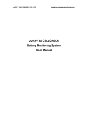 Junxy Energy JUNXY-TA CELLCHECK User Manual