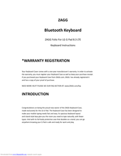 Zagg Folio Instructions Manual