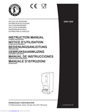 Hoshizaki DSM-12DE Instruction Manual
