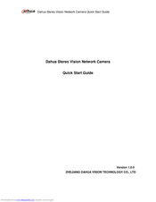 Dahua IPC-HDW8341X-3D Quick Start Manuals
