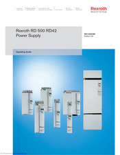 REXROTH RD 500 RD42 Operating Manual