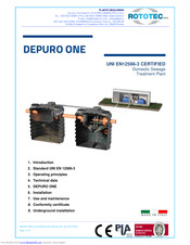 Rototec DEPURO ONE Maintenance Manual
