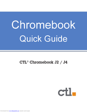 Ctl Chromebook J2 Quick Manual