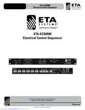 ETA Systems ETA-ECS6RM Manual