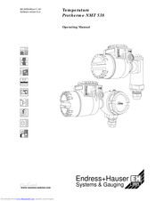 Endress+Hauser Prothermo NMT 538 Operating Manual