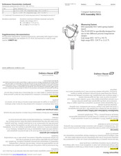 Endress+Hauser TH15 Compact Instructions