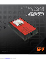 SPY DCPJM Operating Instructions Manual