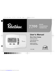 Robertshaw 7700 User Manual