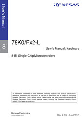 Renesas 78K0/FB2-L User Manual
