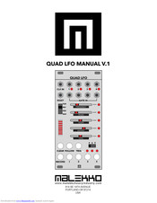 Malekko Quad LFO Manual