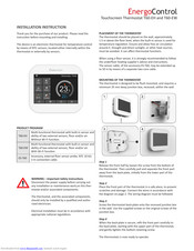 Energotech EnergoControl T60-EH Installation Instruction