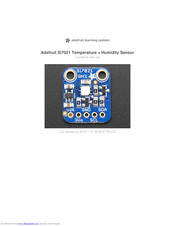 Adafruit Si7021 User Manual