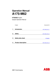Abb A175-M62 Operation Manual