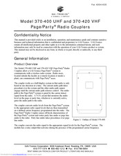 GIA 370-400 UHF Page/Party Manual