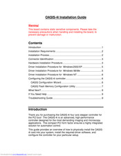 Objective Imaging OASIS-4i Installation Manual