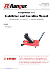 Ranger RFJ-3TQP Installation And Operation Owner's Manual