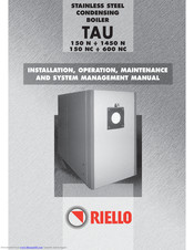 Riello TAU 600 NC Installation, Operation & Maintenance Instructions Manual