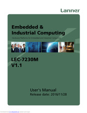 Lanner LEC-7230M User Manual