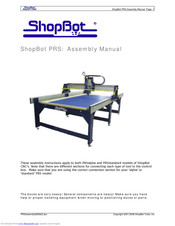 ShopBot PRSstandard Assembly Manual