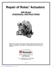 Rotac 26R-5 Overhaul Instructions