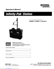 Lincoln Electric Infinity-Pak K4106-1 Operator's Manual