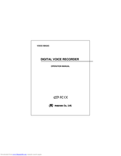 maycom VOICE MAGIC Operation Manual