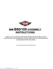 Megamoto MM-B80 Assembly Instructions Manual