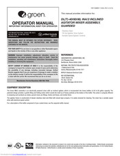 Groen DL-60 Operator's Manual