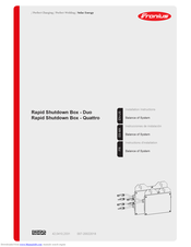Fronius Rapid Shutdown Box-Duo Installation Instructions Manual