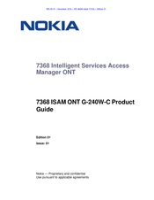 Nokia 7368 ISAM ONT G-240W-C Product Manual