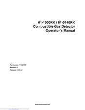 RKI Instruments 61-1000RK Operator's Manual