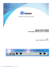 telebyte 458-AWGN2 User Manual