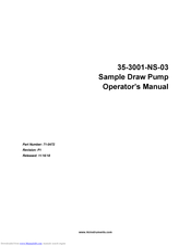 RKI Instruments 35-3001-NS-03 Operator's Manual