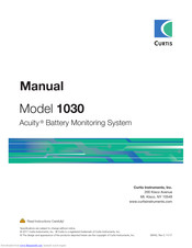 Curtis Acuity 1030 Manual