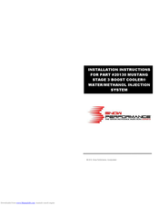 Snow Performance 20130 Installation Instructions Manual