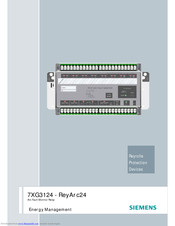 Siemens 7XG3124 ReyArc24 Technical Manual