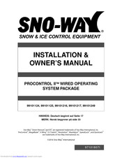 Sno-Way PROCONTROL II Installation & Owner's Manual