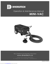 DIVERSITECH MINI-VAC Operation & Maintenance Manual