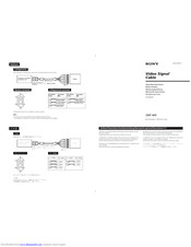 Sony SMF-400 Operating Instructions